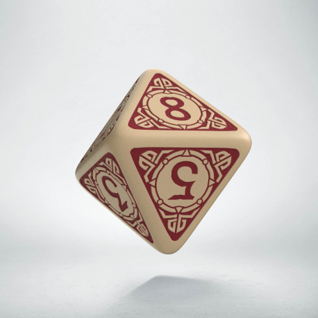 D8 Viking Beige & burgundy Die (1)