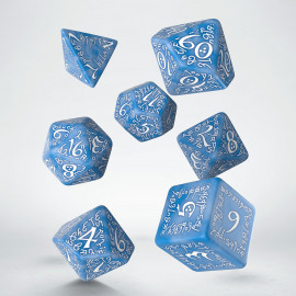 Elvish Glacier & white Dice Set (7)