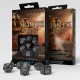 Steampunk Black & white Dice Set (7)