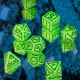 "Digital" Glowing Dice Set